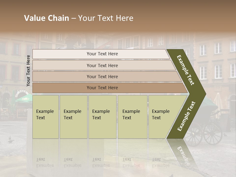 City Center Of Warsaw, Poland PowerPoint Template