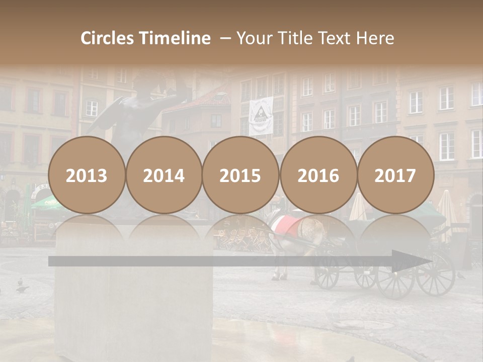 City Center Of Warsaw, Poland PowerPoint Template