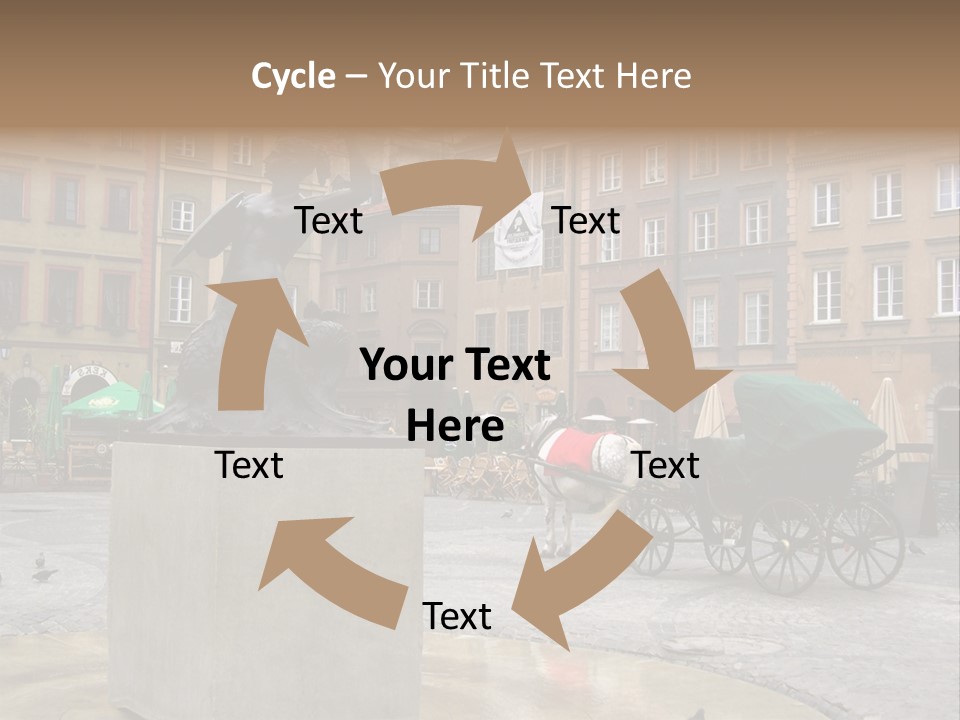 City Center Of Warsaw, Poland PowerPoint Template
