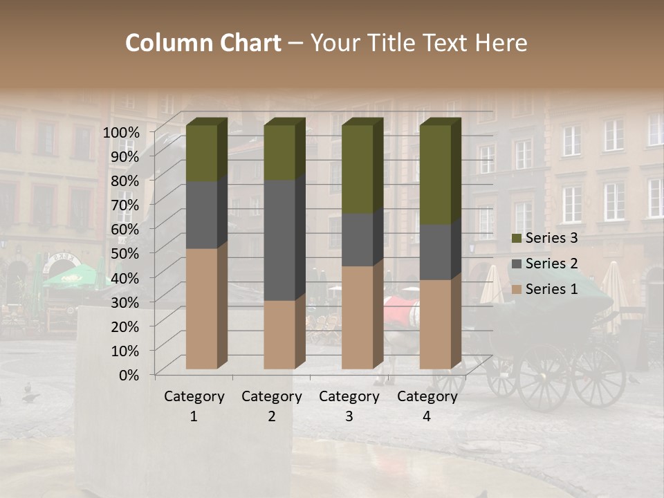 City Center Of Warsaw, Poland PowerPoint Template