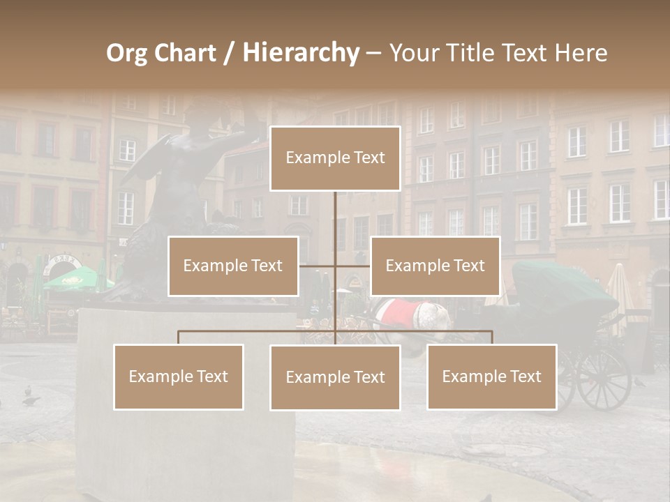 City Center Of Warsaw, Poland PowerPoint Template