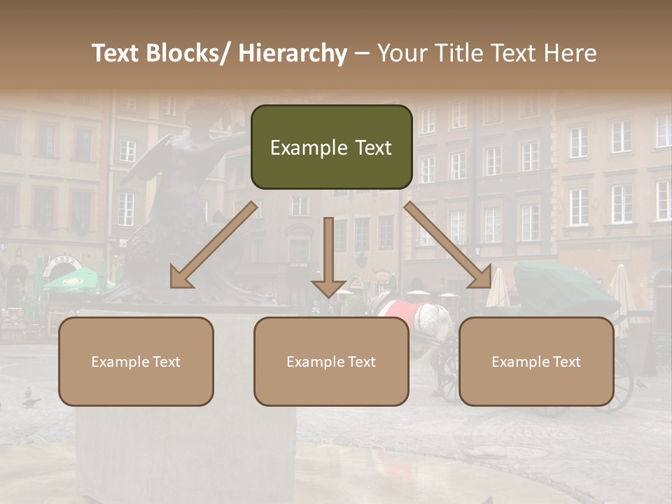 City Center Of Warsaw, Poland PowerPoint Template