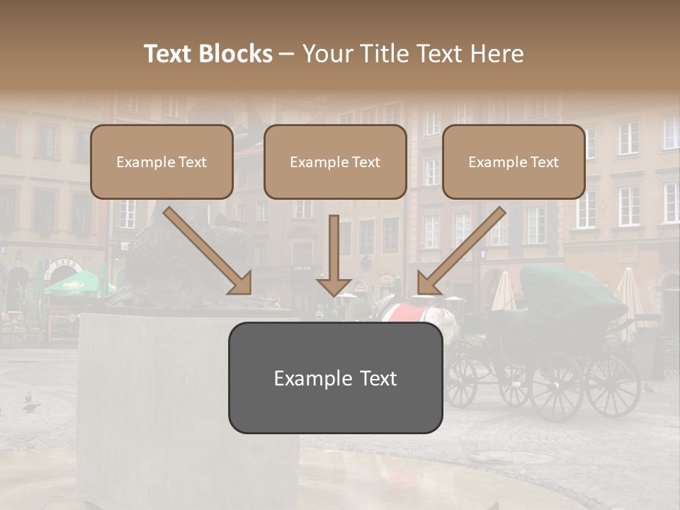 City Center Of Warsaw, Poland PowerPoint Template