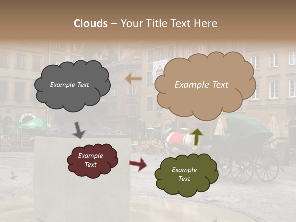 City Center Of Warsaw, Poland PowerPoint Template