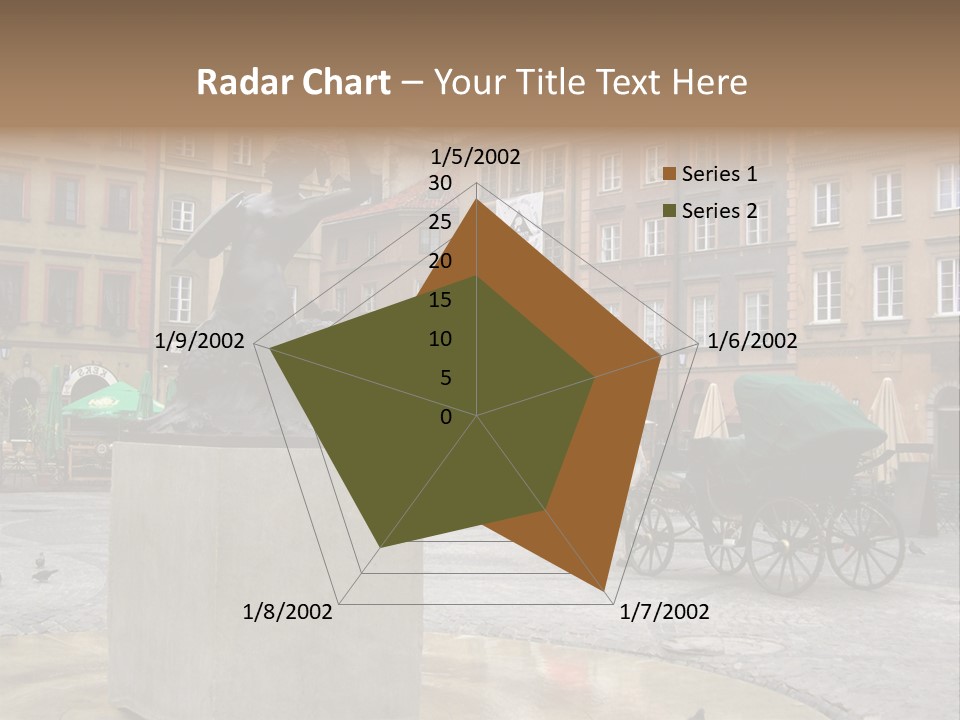 City Center Of Warsaw, Poland PowerPoint Template