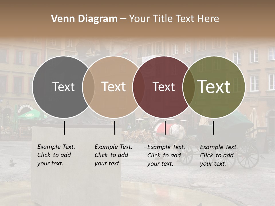 City Center Of Warsaw, Poland PowerPoint Template