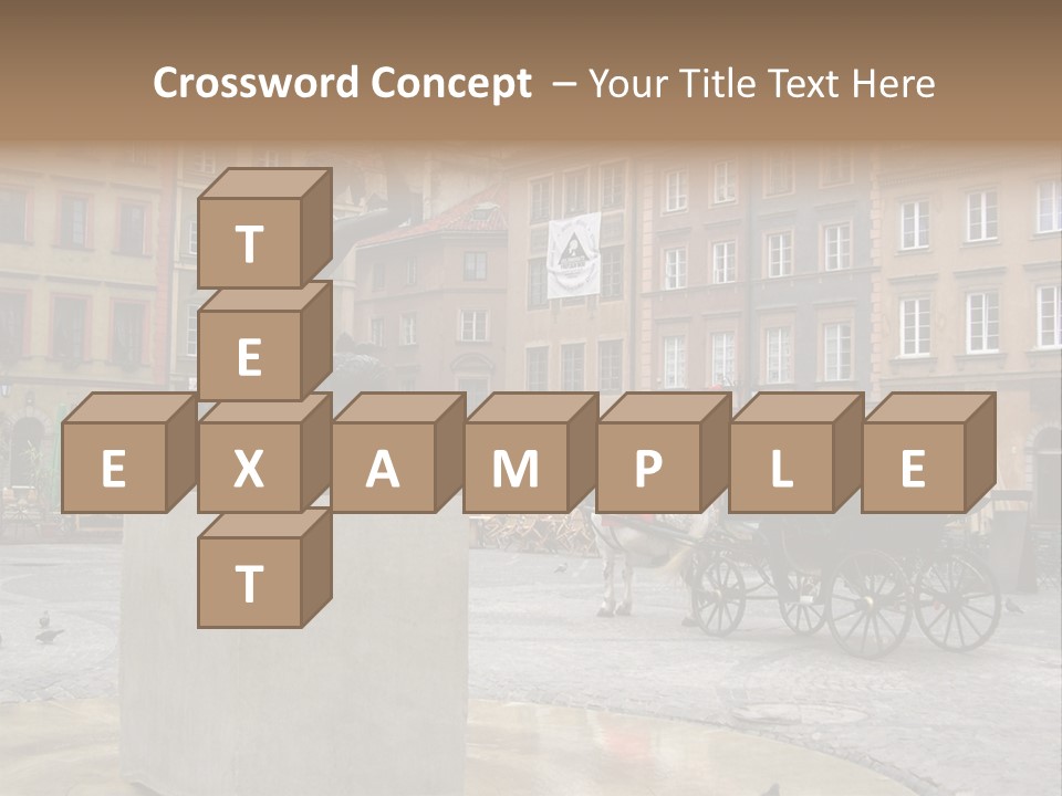 City Center Of Warsaw, Poland PowerPoint Template