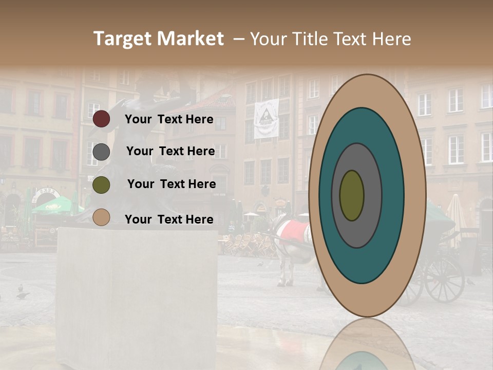 City Center Of Warsaw, Poland PowerPoint Template