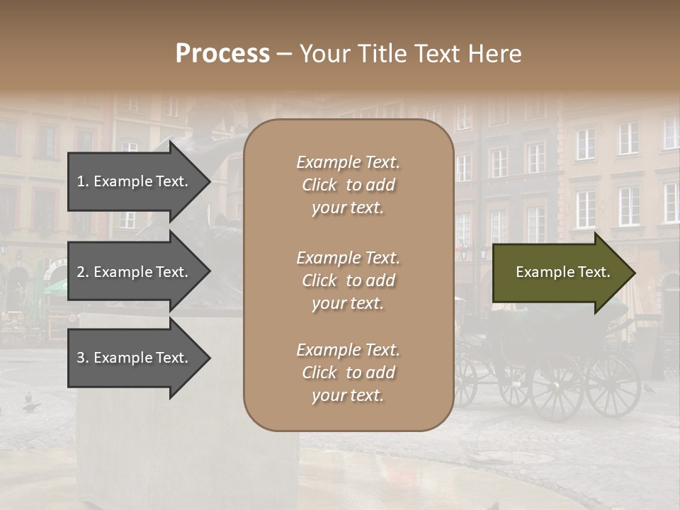 City Center Of Warsaw, Poland PowerPoint Template