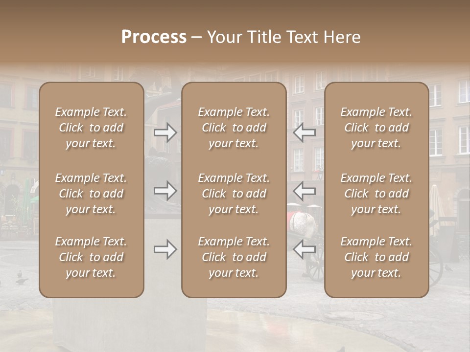 City Center Of Warsaw, Poland PowerPoint Template