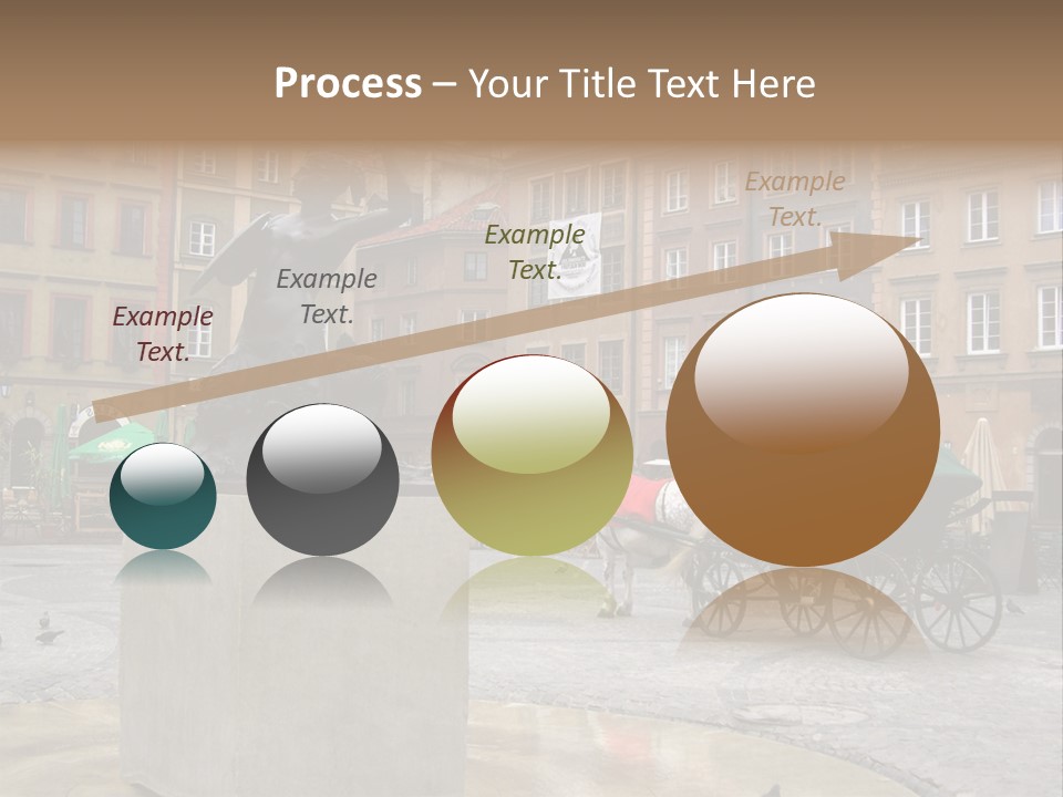 City Center Of Warsaw, Poland PowerPoint Template