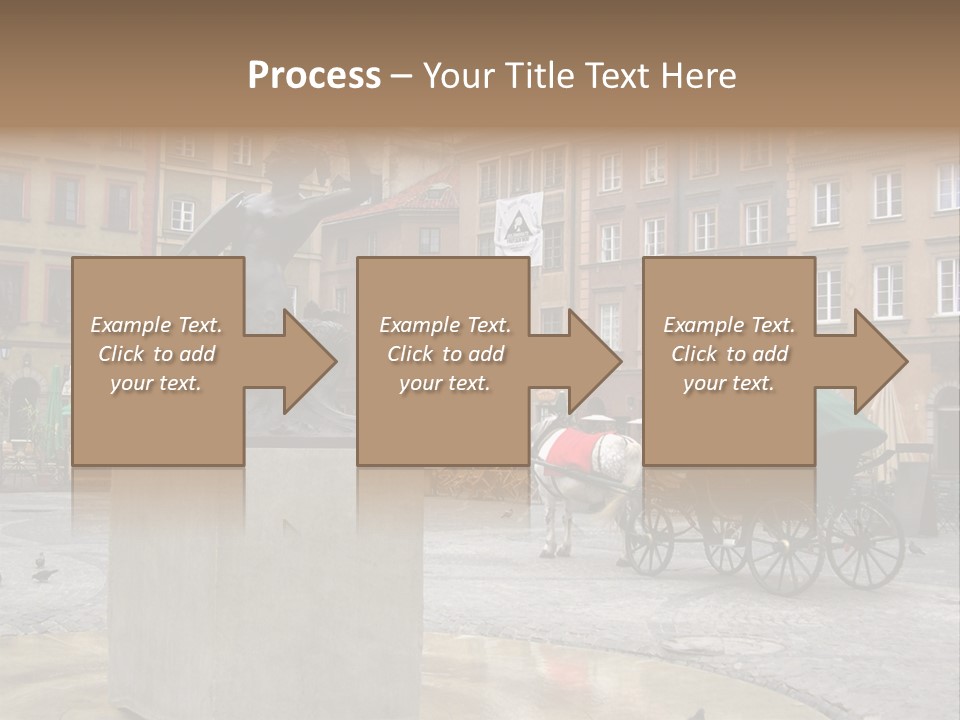 City Center Of Warsaw, Poland PowerPoint Template