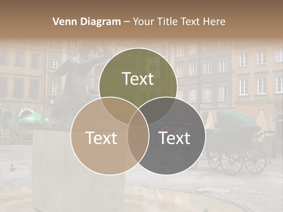 City Center Of Warsaw, Poland PowerPoint Template