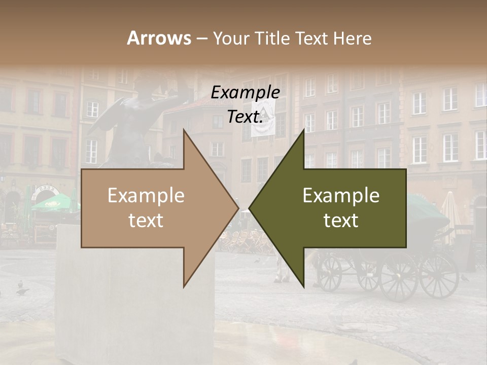 City Center Of Warsaw, Poland PowerPoint Template