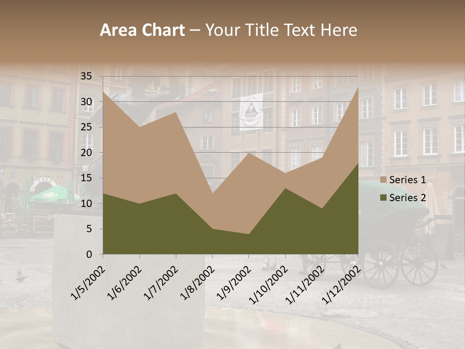 City Center Of Warsaw, Poland PowerPoint Template