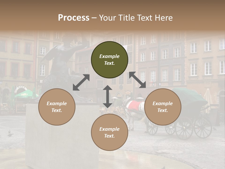 City Center Of Warsaw, Poland PowerPoint Template