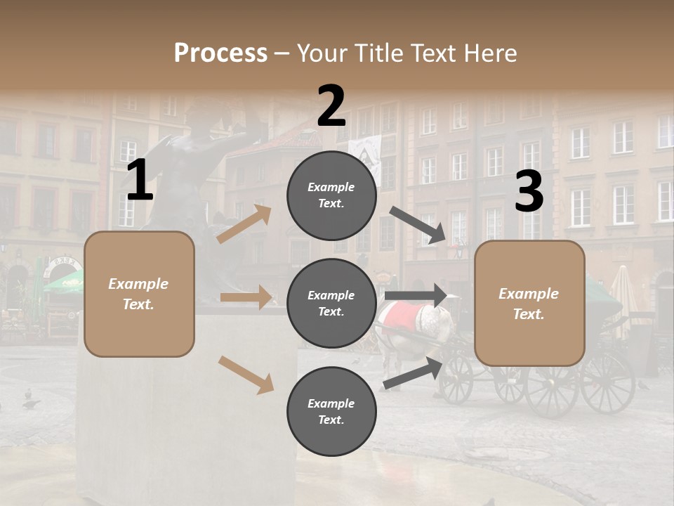 City Center Of Warsaw, Poland PowerPoint Template