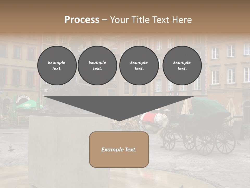City Center Of Warsaw, Poland PowerPoint Template