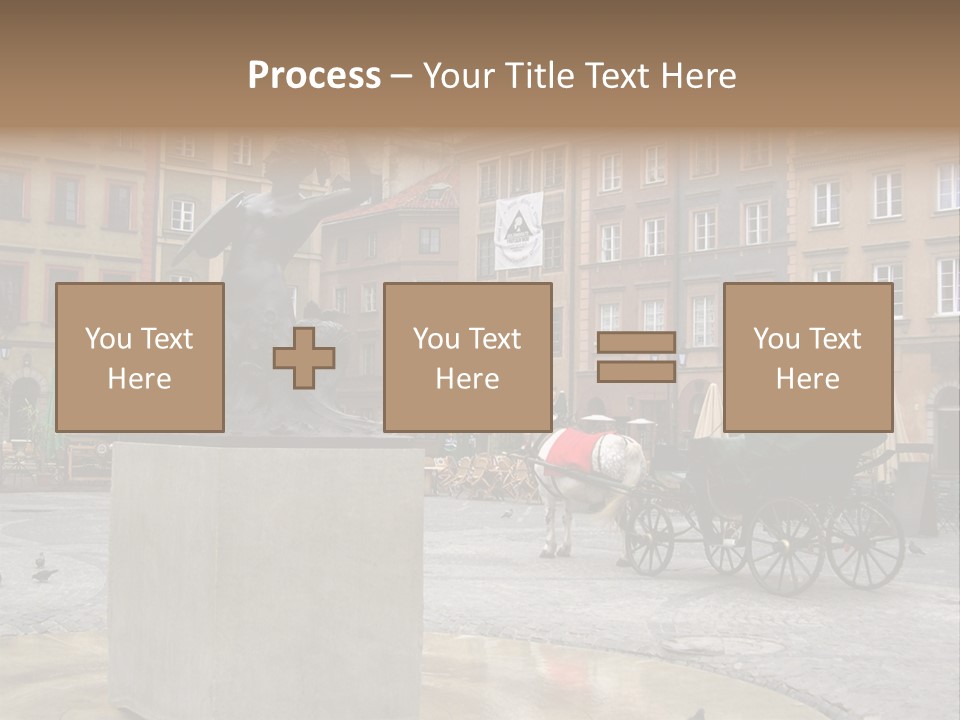 City Center Of Warsaw, Poland PowerPoint Template