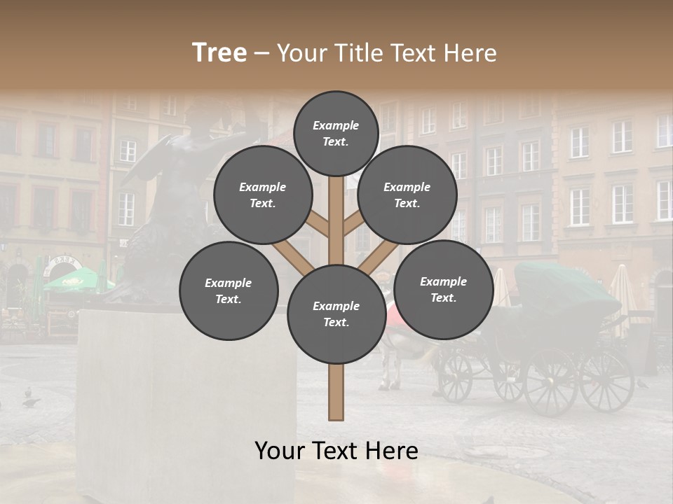 City Center Of Warsaw, Poland PowerPoint Template