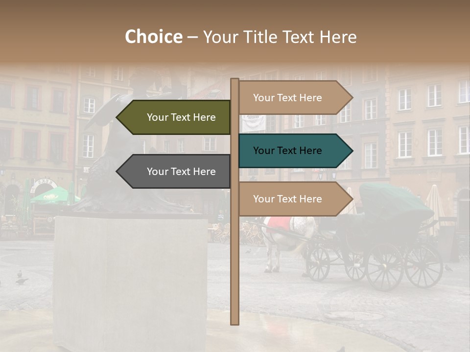 City Center Of Warsaw, Poland PowerPoint Template