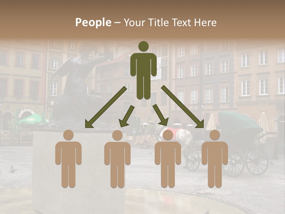 City Center Of Warsaw, Poland PowerPoint Template