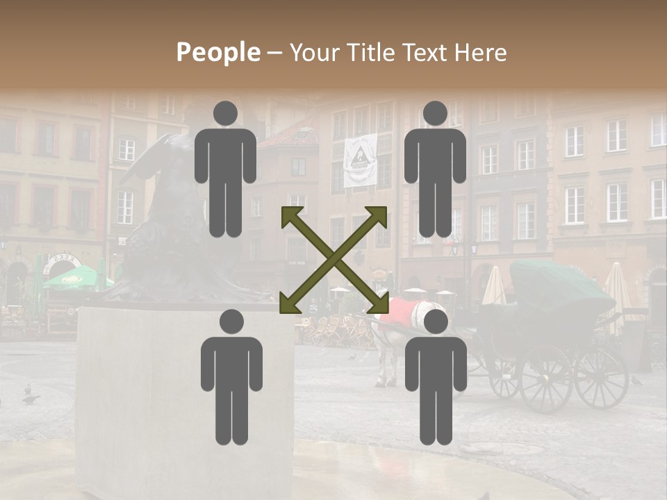 City Center Of Warsaw, Poland PowerPoint Template