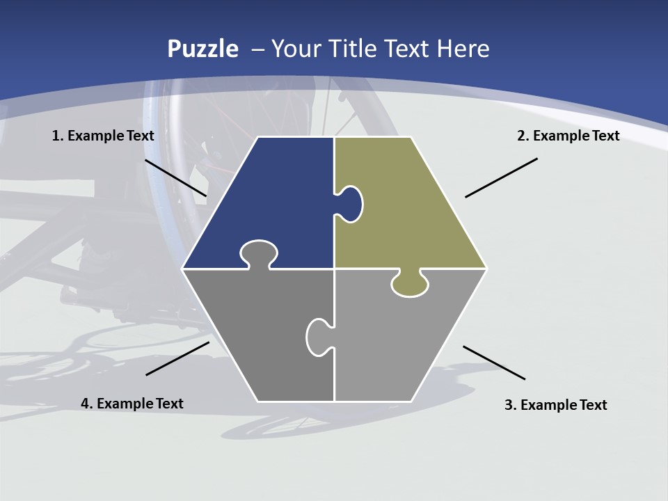 A Wheelchair Bound Athlete On The Tennis Court - Showing The Angle Of The Wheel And The Tennis Ball Being Held In PowerPoint Template