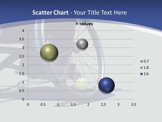 A Wheelchair Bound Athlete On The Tennis Court - Showing The Angle Of The Wheel And The Tennis Ball Being Held In PowerPoint Template