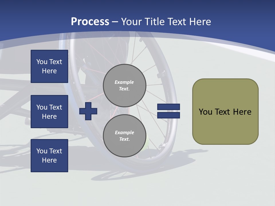 A Wheelchair Bound Athlete On The Tennis Court - Showing The Angle Of The Wheel And The Tennis Ball Being Held In PowerPoint Template