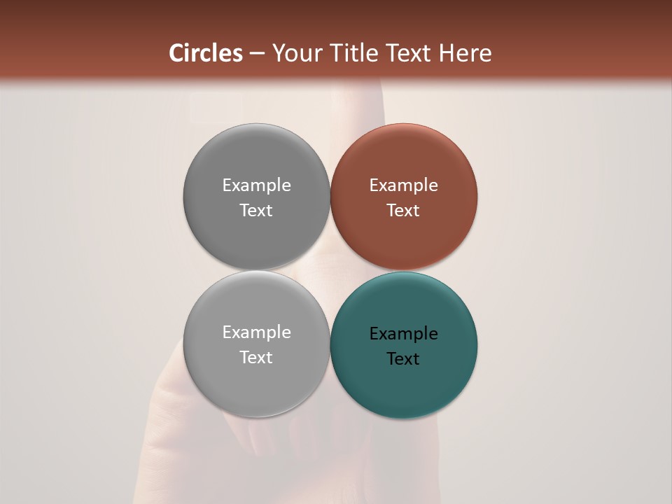 Business Handshake Over Blurry Background PowerPoint Template