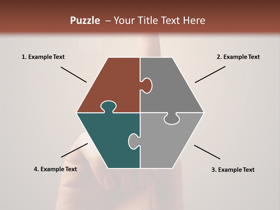 Business Handshake Over Blurry Background PowerPoint Template