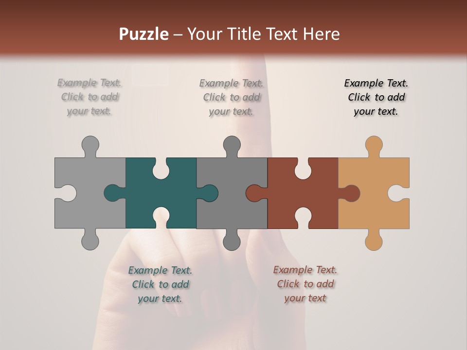 Business Handshake Over Blurry Background PowerPoint Template