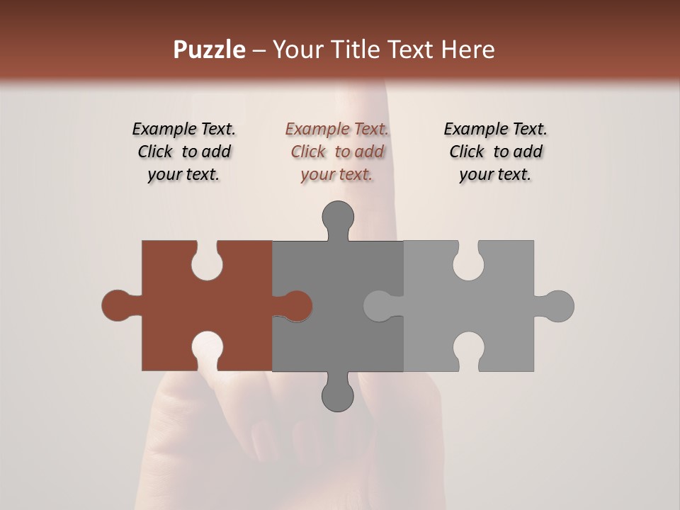 Business Handshake Over Blurry Background PowerPoint Template