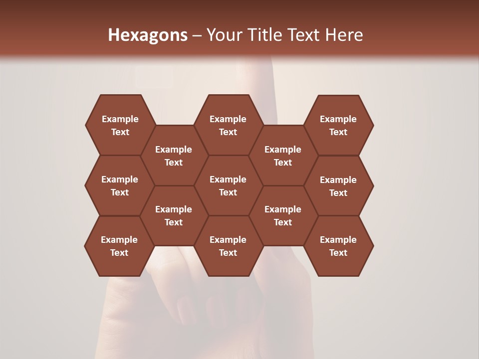 Business Handshake Over Blurry Background PowerPoint Template