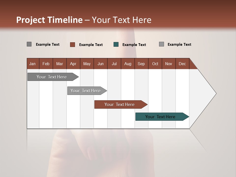 Business Handshake Over Blurry Background PowerPoint Template