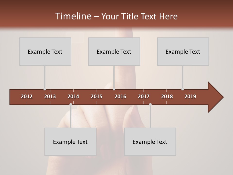 Business Handshake Over Blurry Background PowerPoint Template