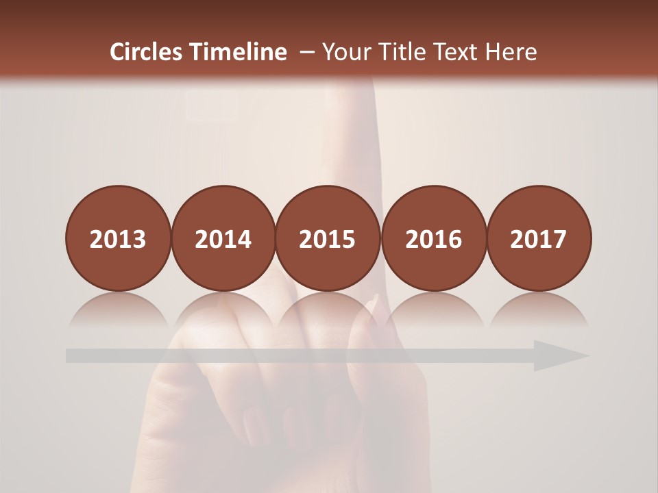 Business Handshake Over Blurry Background PowerPoint Template