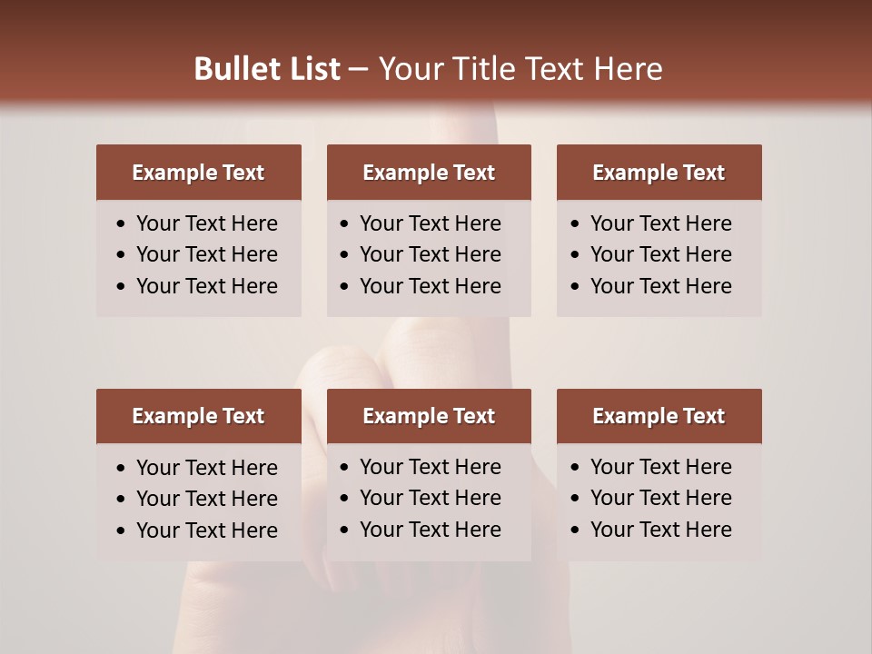 Business Handshake Over Blurry Background PowerPoint Template