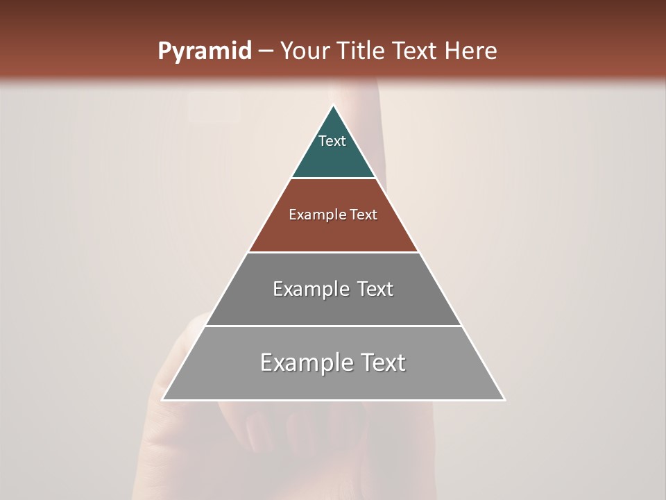 Business Handshake Over Blurry Background PowerPoint Template
