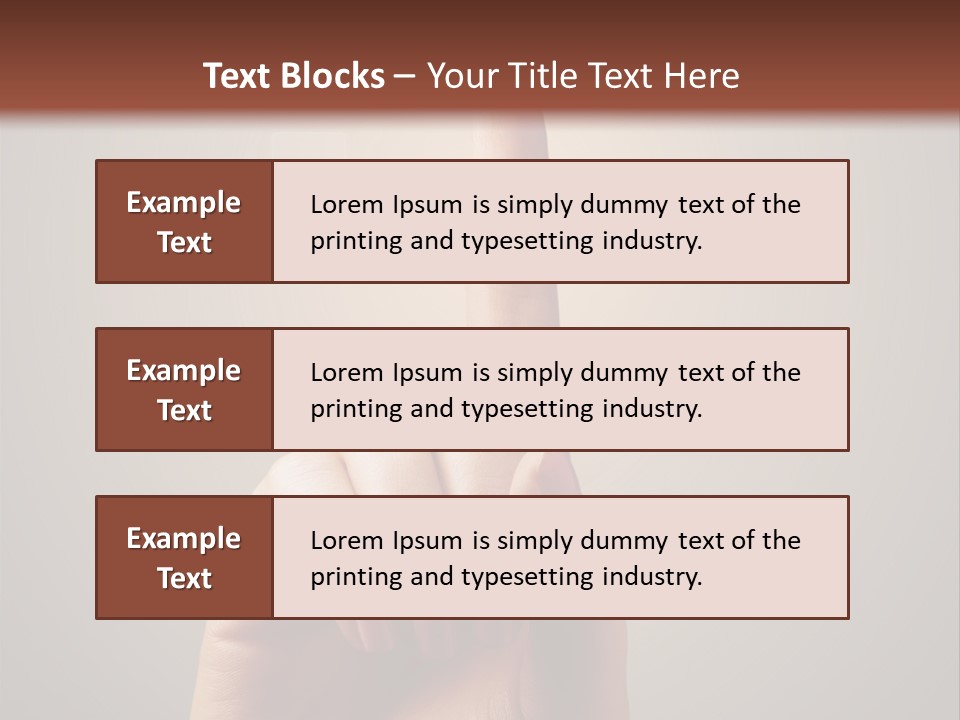 Business Handshake Over Blurry Background PowerPoint Template