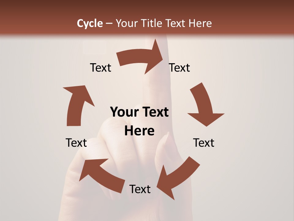Business Handshake Over Blurry Background PowerPoint Template