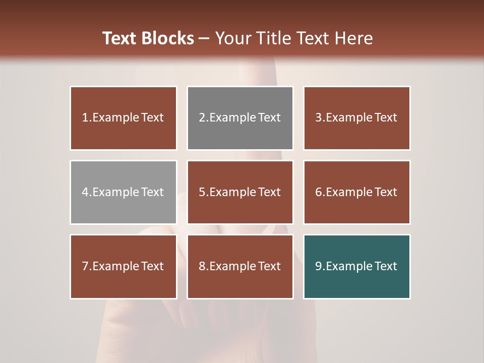 Business Handshake Over Blurry Background PowerPoint Template