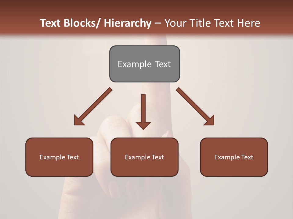 Business Handshake Over Blurry Background PowerPoint Template