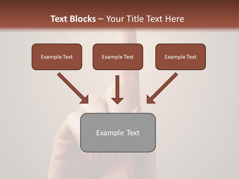 Business Handshake Over Blurry Background PowerPoint Template
