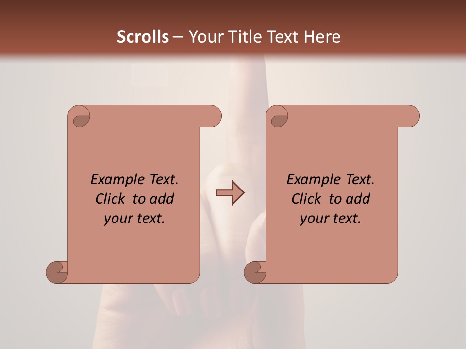 Business Handshake Over Blurry Background PowerPoint Template