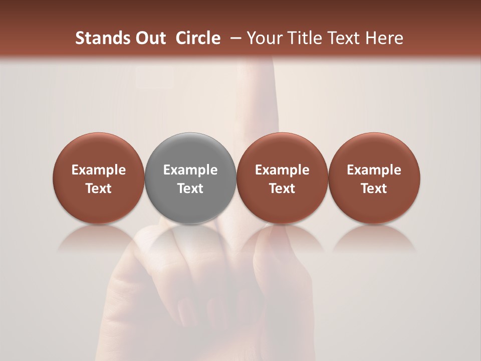 Business Handshake Over Blurry Background PowerPoint Template