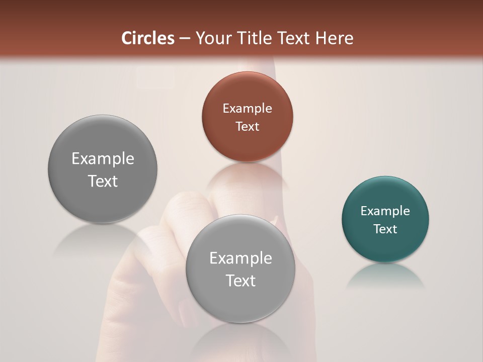 Business Handshake Over Blurry Background PowerPoint Template