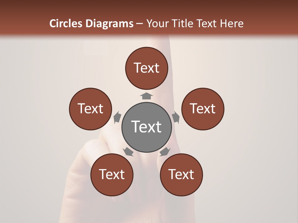 Business Handshake Over Blurry Background PowerPoint Template