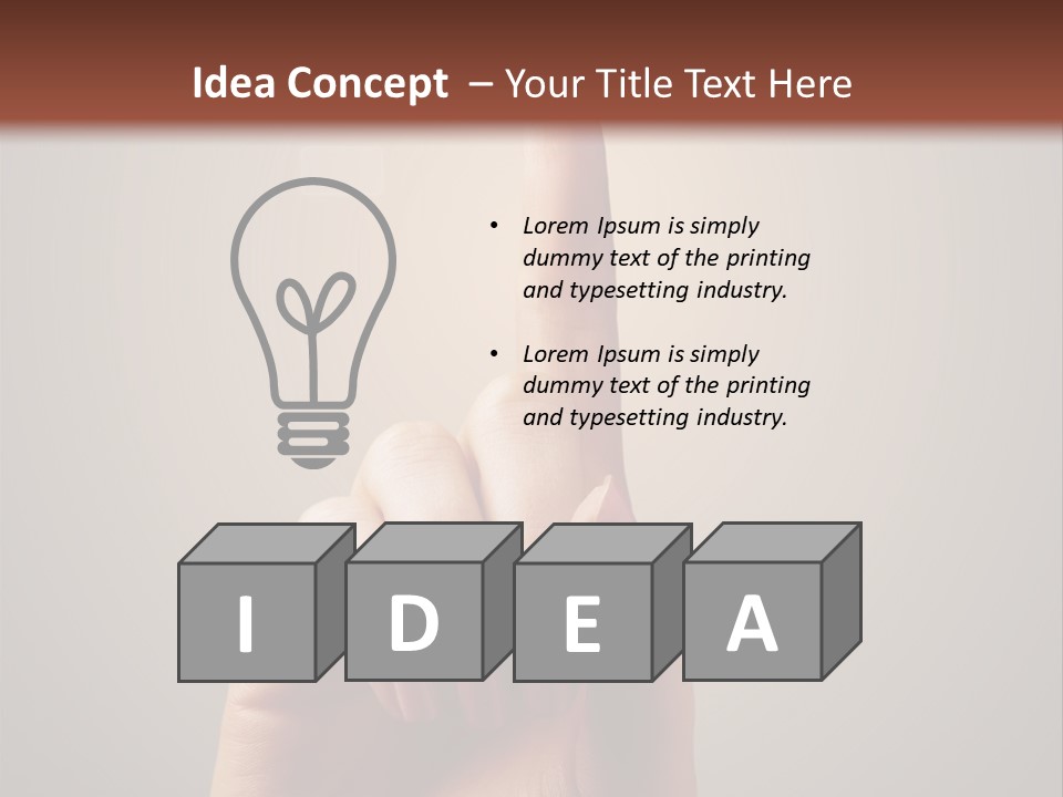 Business Handshake Over Blurry Background PowerPoint Template